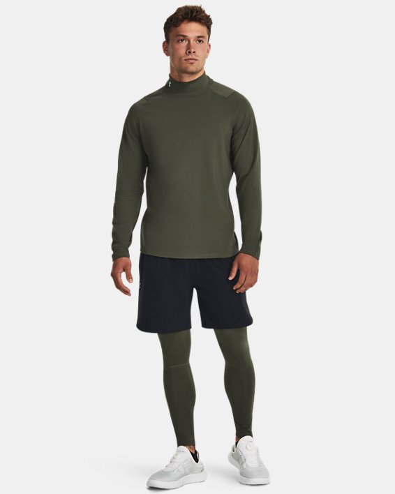 Men's UA RUSH™ ColdGear® Leggings, Green, pdpMainDesktop image number 2